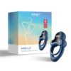 HoneyPlayBox Anello App Controled Vibrating Double Cock Ring Blue - Image 2