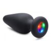 Booty Sparks Silicone Light-Up Anal Plug Small Black - Image 2