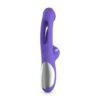 Good Vibes Only Tess Rabbit Vibrator with G-Spot Stimulator Purple - Image 2