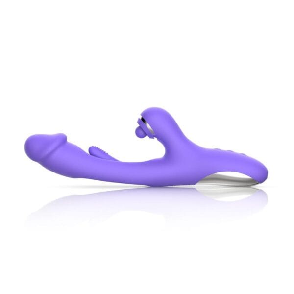 Good Vibes Only Tess Rabbit Vibrator with G-Spot Stimulator Purple