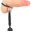 Rebel Heavy Rope Cock Strap with Ball Black - Image 2